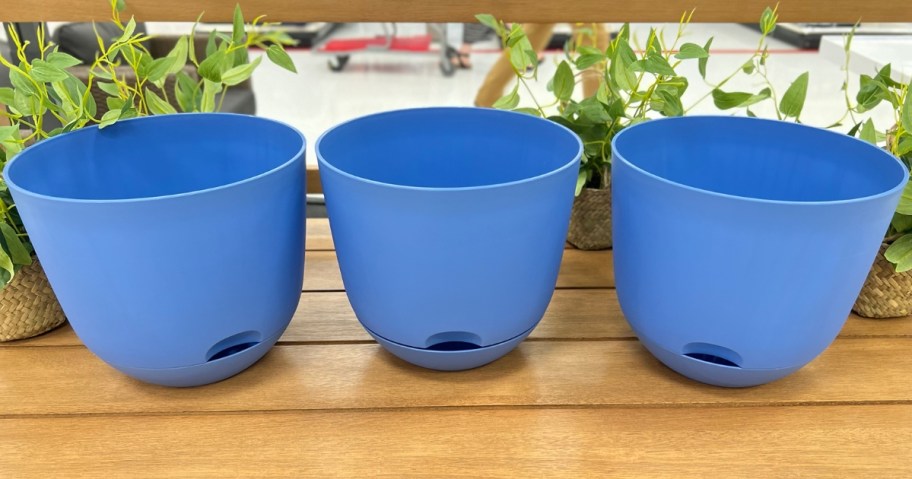 target self watering planters in store