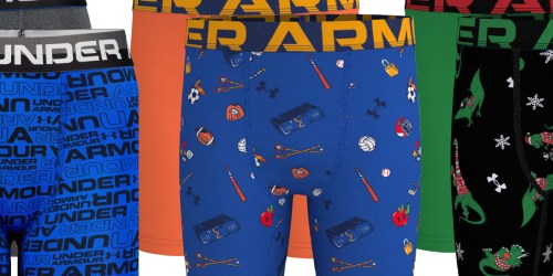 Under Armour Boys Underwear Multipacks from $8.47 Shipped (Reg. $20) | Tons of Fun Prints!