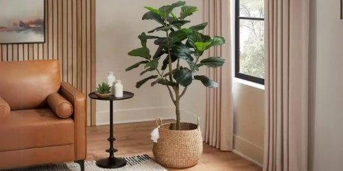 Faux Fiddle Leaf Fig Tree Just $39.88 Shipped on HomeDepot.com (Reg. $99)