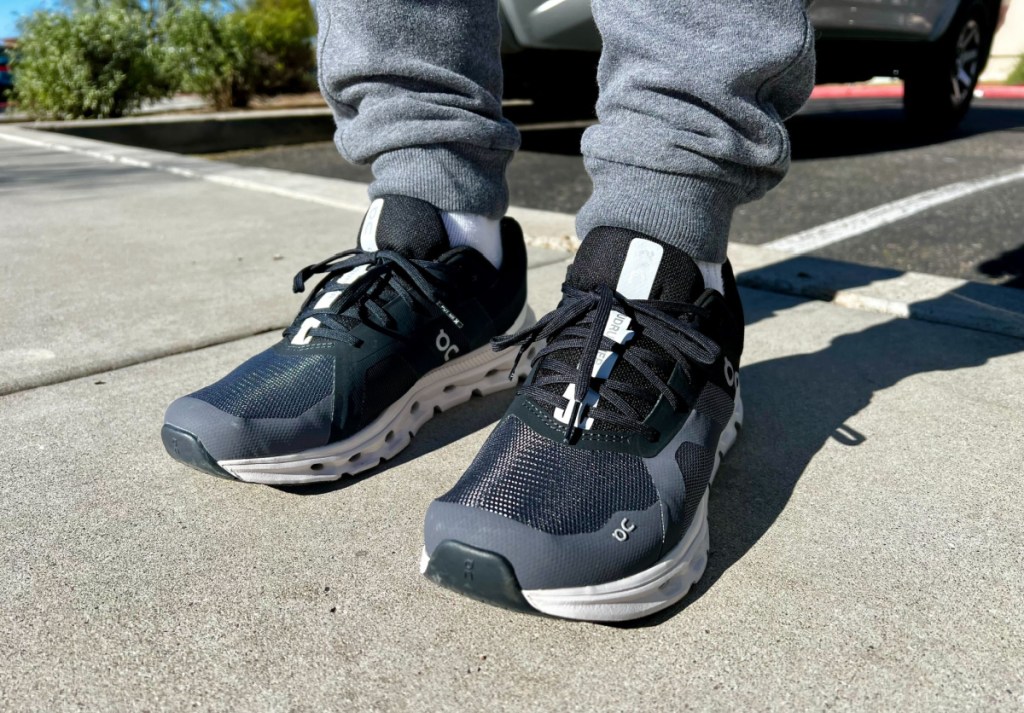 A Man wearing On Cloud Men's Walking Shoes