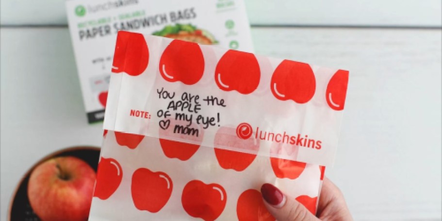 Lunchskins Paper Sandwich Bags 50-Count $4.69 Shipped on Amazon (Toxin & Plastic-Free)
