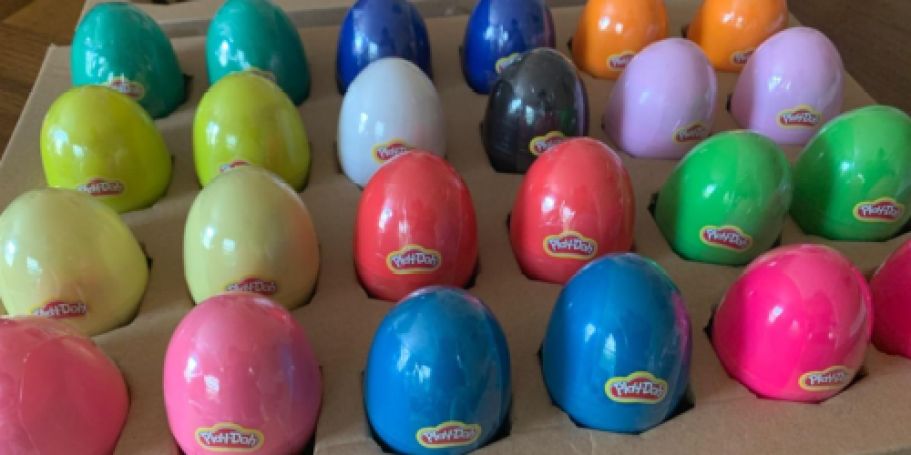 Play-Doh Eggs 24-Pack Only $15.99 on Amazon | Candy-Free Easter Egg Hunt Idea!