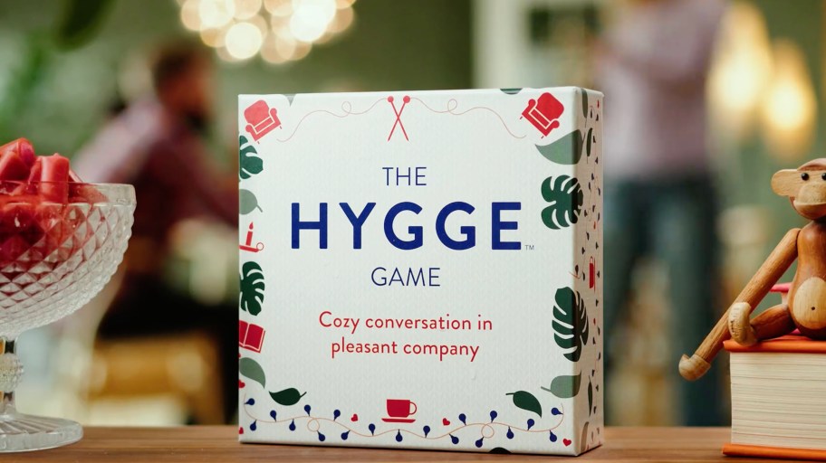 the hygge card game on table