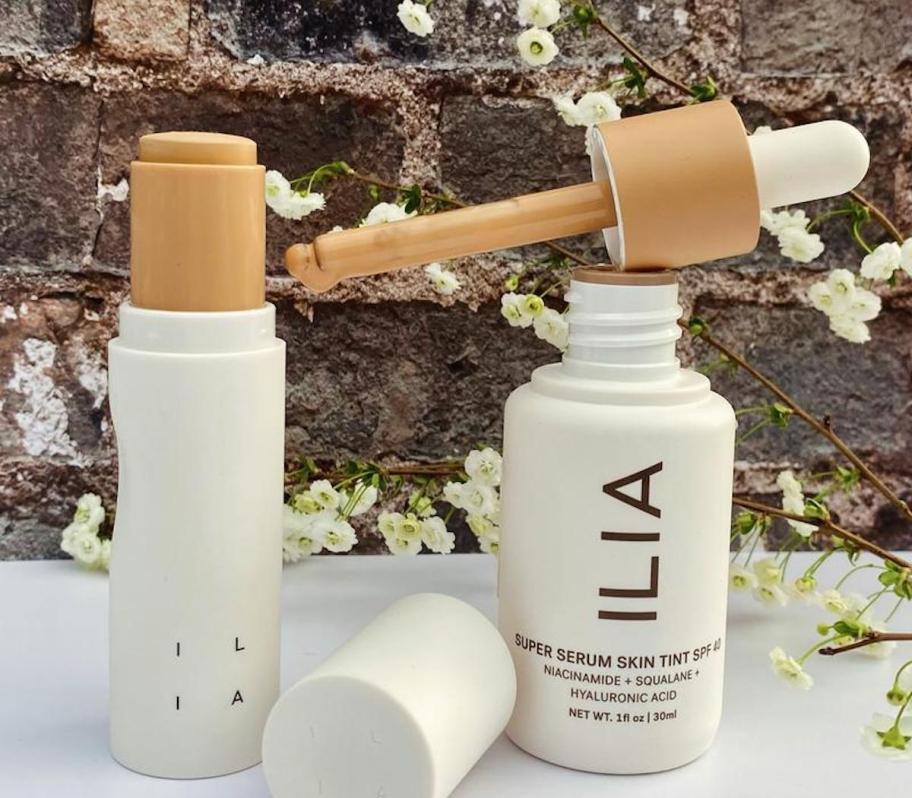 ilia super serum makeup 