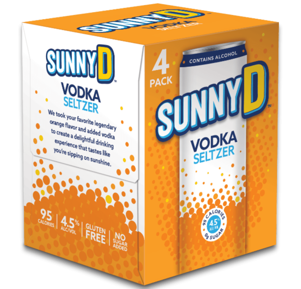 4-pack of SunnyD hard seltzer