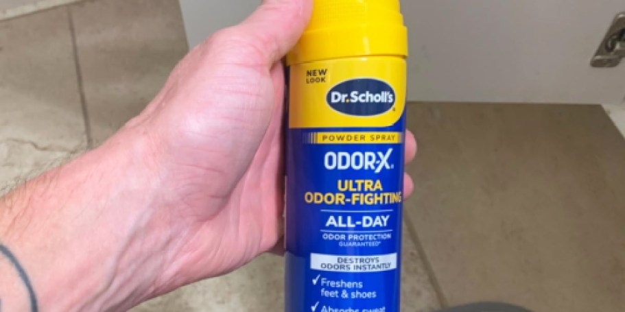 Dr. Scholl’s Odor-X Powder Spray Just $2.74 Shipped on Amazon