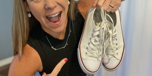 These Women’s Canvas Sneakers Come in 18 Color Choices on Amazon & Look So Similar to Name-Brand!