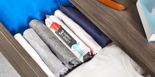 Up to 75% Off Hanes Men’s T-Shirts on Amazon.com (Includes Big & Tall Sizes)