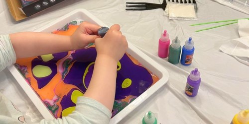 Kids Water Marbling Paint Kit Only $6.74 on Amazon (Fun Easter Basket Item)