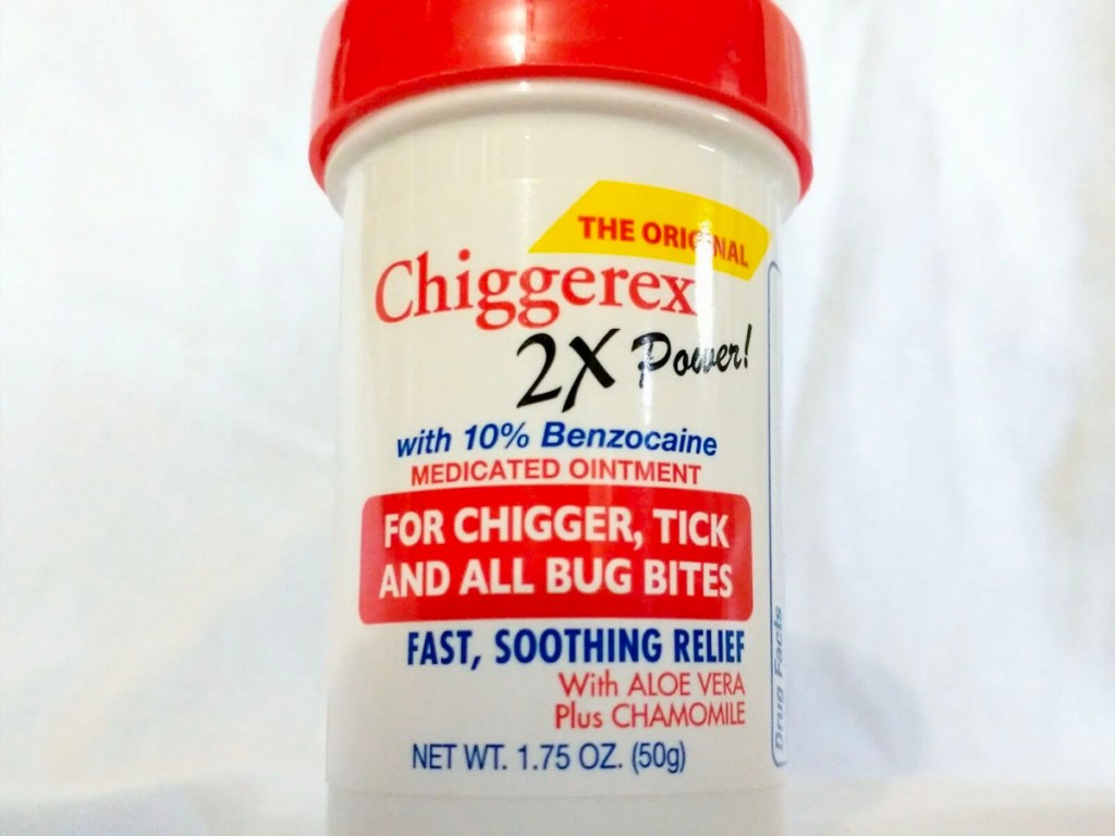 chiggerex bug relief bottle