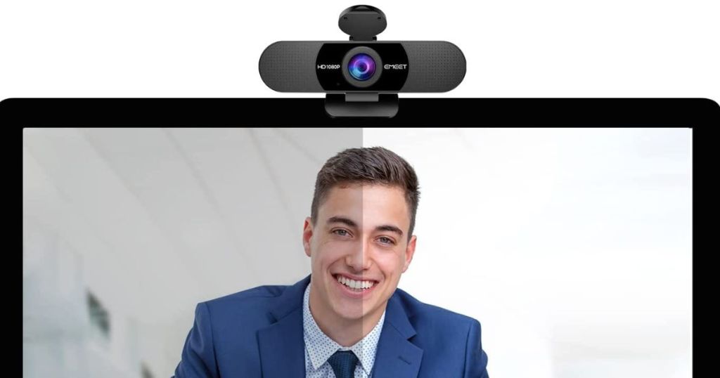 web camera on top of laptop