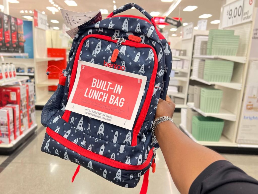 Bentgo 2-in-1 Backpack & Insulated Lunch Bag in woman's hand