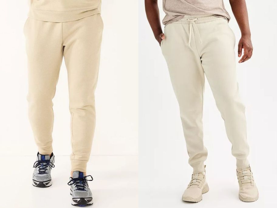 Stock images of two men wearing Tek Gear pants