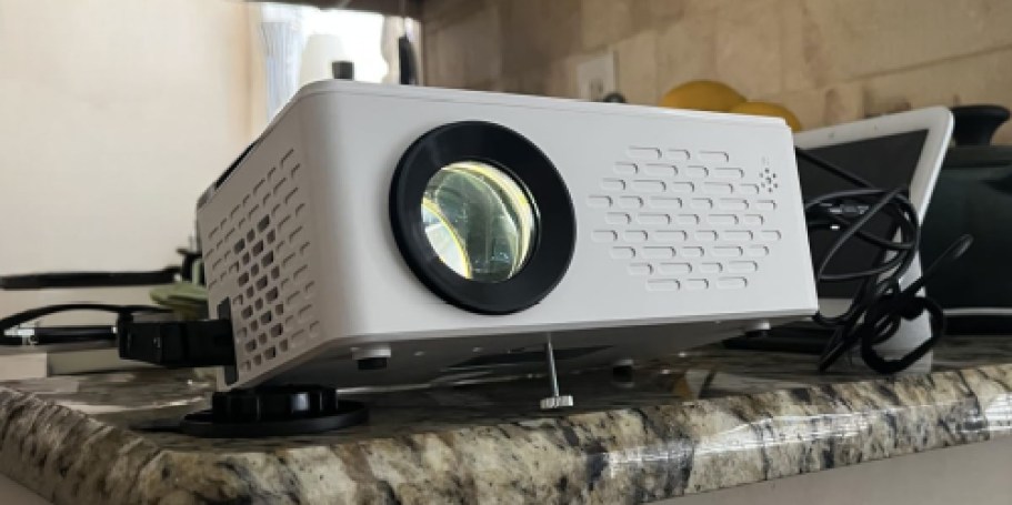 Mini Movie Projector w/ 80″ Screen Just $29.99 Shipped for Amazon Prime Members
