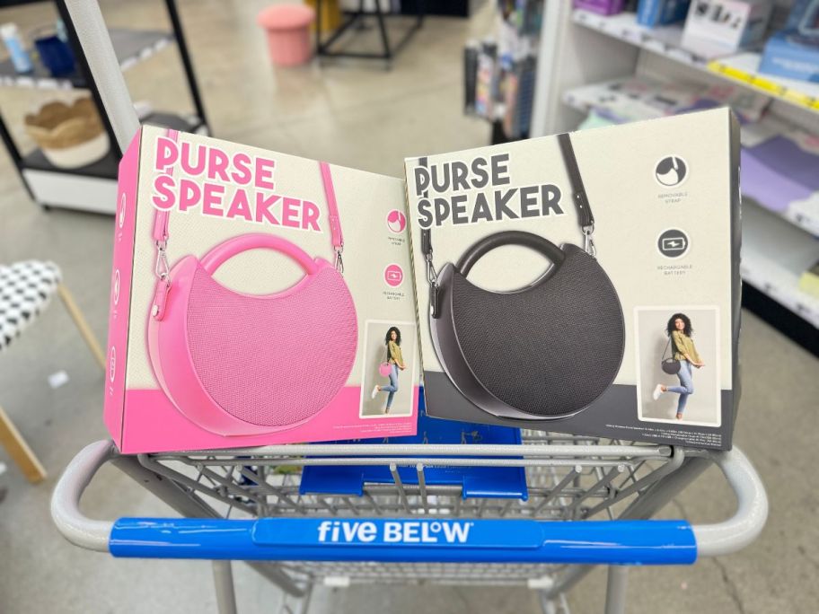 Wireless Purse Speakers&nbsp; in cart in store