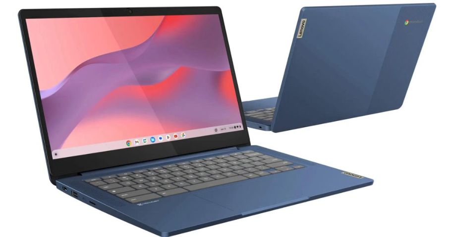 front and back view of Lenovo Chromebook 