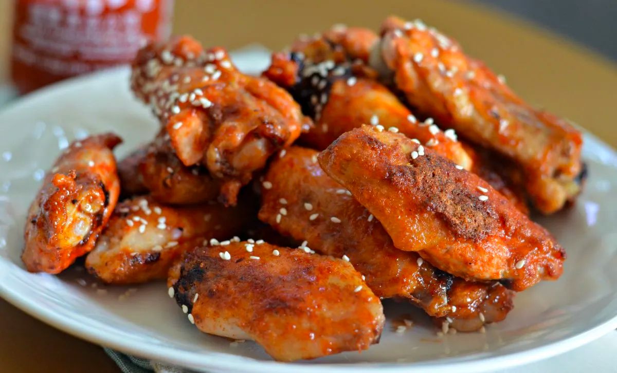 shriracha cicken wings