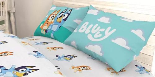 Bluey & Bingo Microfiber 4 Piece Sheet Set Just $28 on Macy’s.com (Reg. $70)
