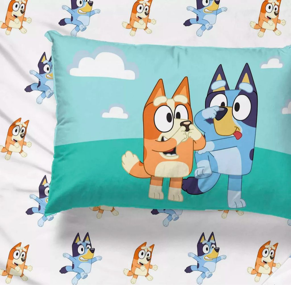 Bluey microfiber sheet set