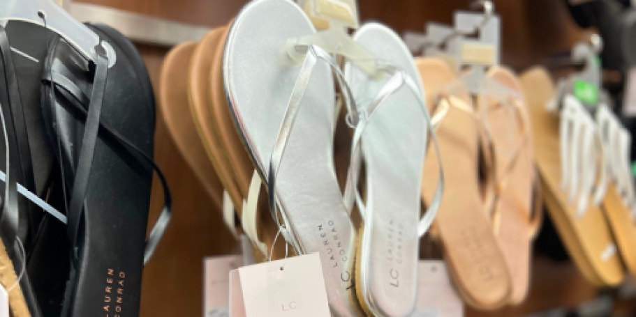 EXTRA 40% Off Kohl’s Women’s Sandals | Cute Styles from $7.99
