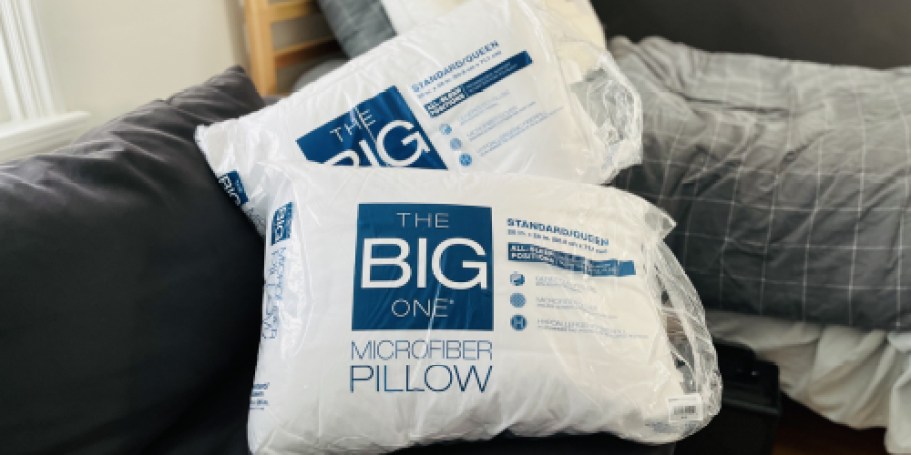 Kohl’s Big One Bed Pillows from $2.54 w/ Free Store Pickup (Great Donation Item!)