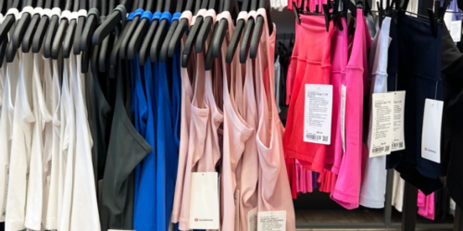 lululemon Women’s Tops, Shorts, & More from $19 Shipped