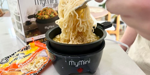 UNDER $10 Nostalgia Electric Skillet & Noodle Maker – Your College Student Will Love This!