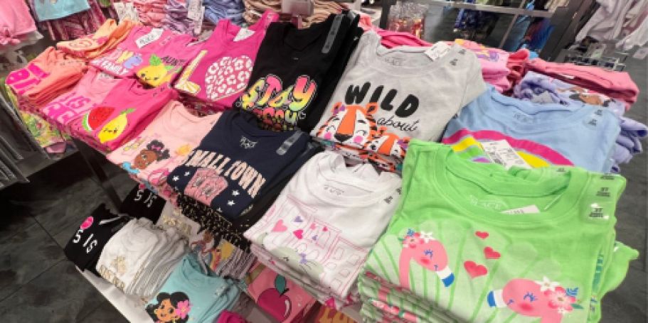 The Children’s Place Black Friday Sale = $3.99 Graphic Tees, $7.98 Jeans, $9 PJs + Free Shipping