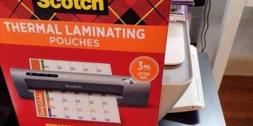 Scotch Thermal Laminating Pouches 50-Count Only $5.51 on Amazon (Reg. $20)