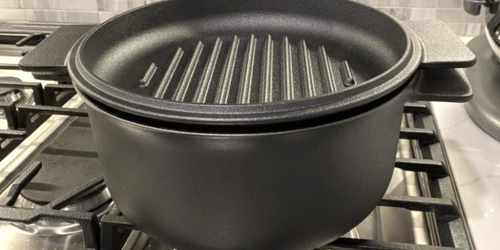 Cast Iron Dutch Oven w/ Grill Pan Lid Only $34.99 Shipped on Macys.com (Reg. $100)
