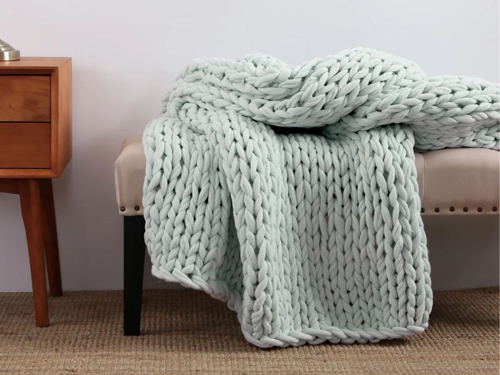 Berkshire Blanket Chunky Rope Knit Throw