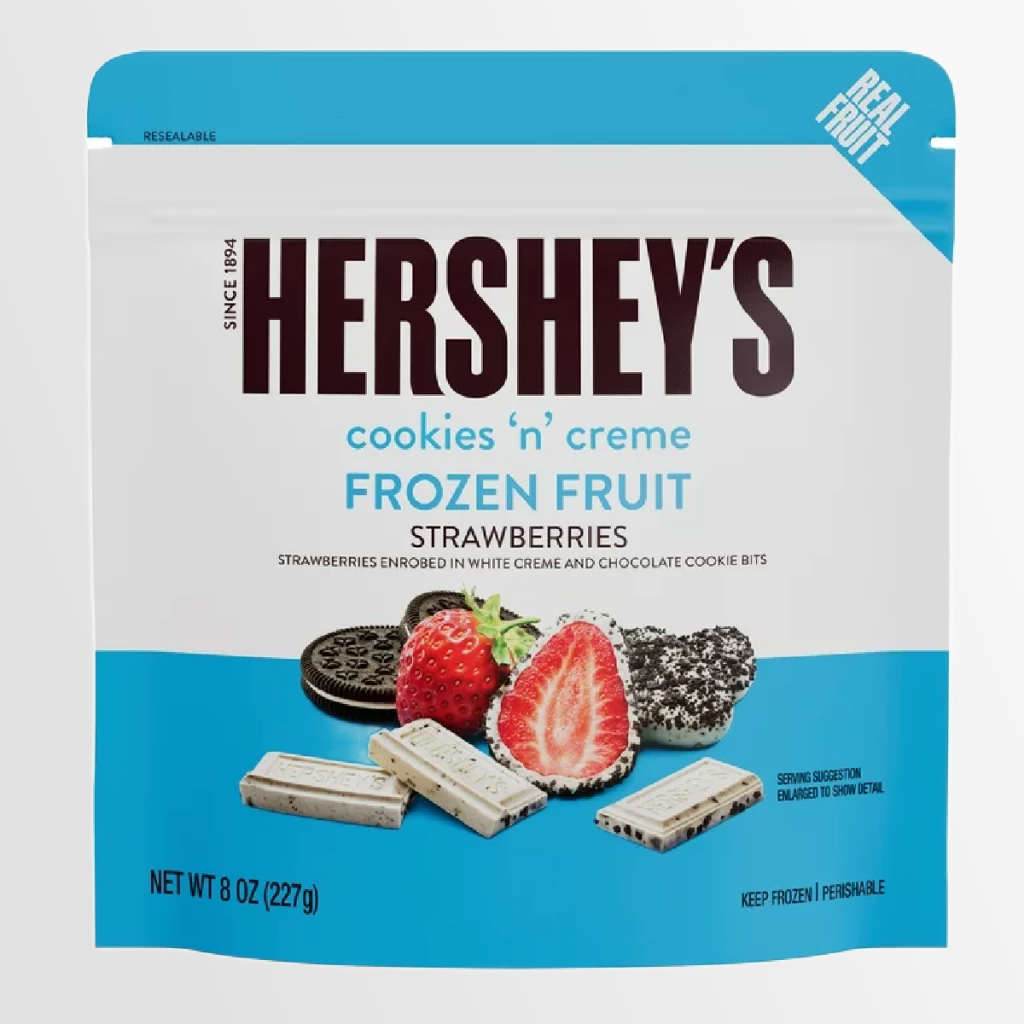 Hershey's Cookies N Creme Frozen Fruit Strawberries at Walmart