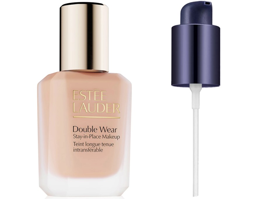 Est&eacute;e Lauder Double Wear Foundation and foundation pump