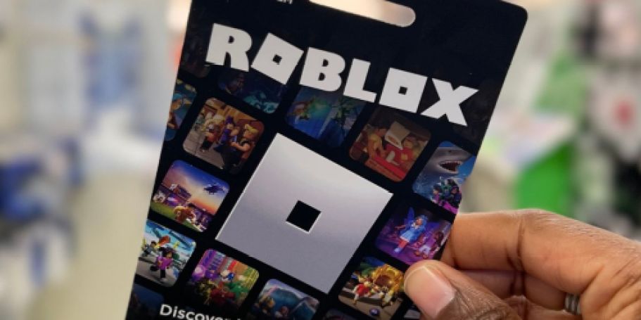 Up to 20% Off Roblox Gift Cards on Amazon