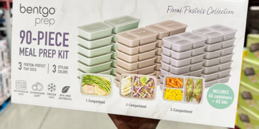 Bentgo 90-Piece Meal Prep Set Only $19.98 at Sam’s Club (Microwave, Freezer & Dishwasher Safe)