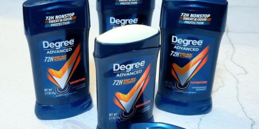 Degree Men’s Deodorant 5-Pack Only $11.98 on Sam’sClub.com (Just $2.40 Each)