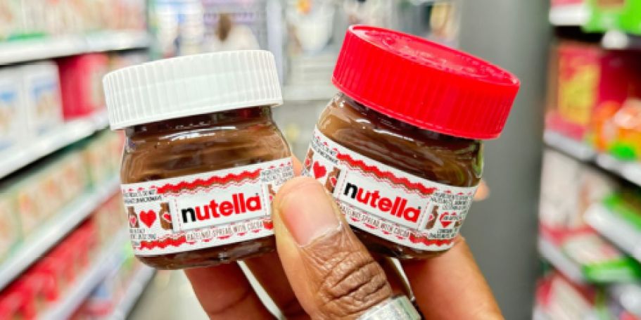 These $1 Nutella Mini Jars from Walmart & Target Make Fun Stocking Stuffers!