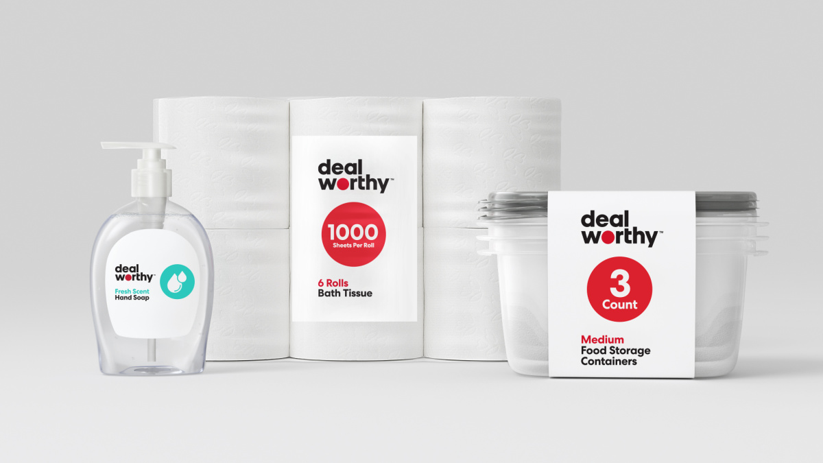 personal care products from Target's dealworthy brand released in 2024