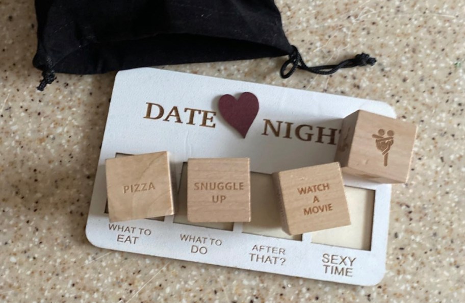 date night dice on board