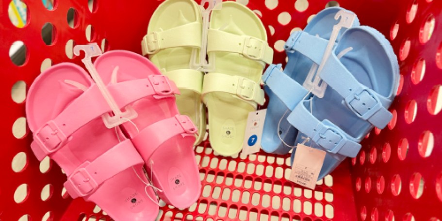 40% Off Target Sandals | Styles from $3 – Today Only!
