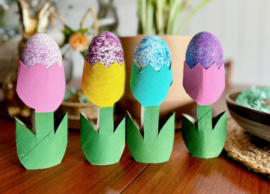 toilet paper roll easter egg holders