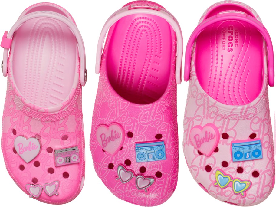 Crocs NEW Barbie Collection in all three size ranges