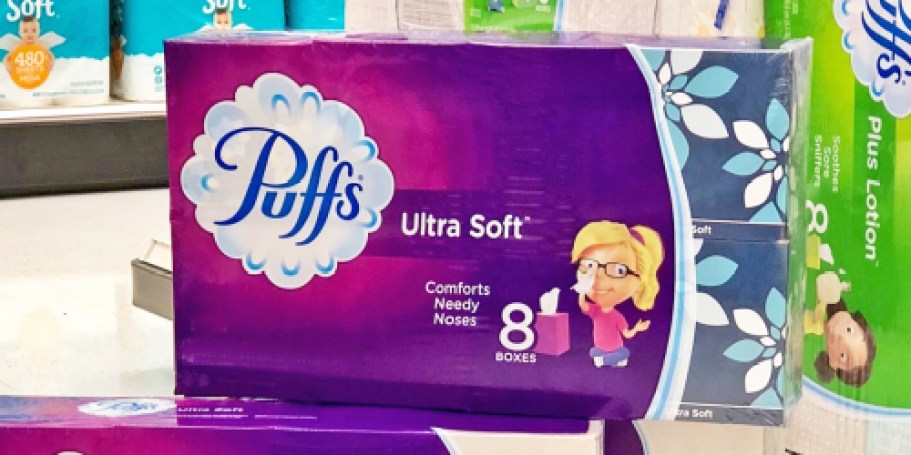 Puffs Tissues 8-Pack Just $11 Shipped on Amazon