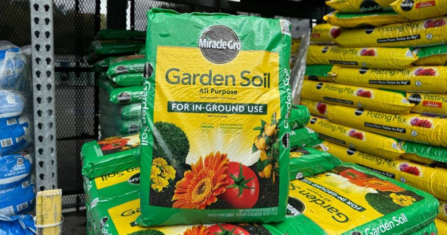 Lowe's Spring FEST Miracle Gro Garden Soil Bags