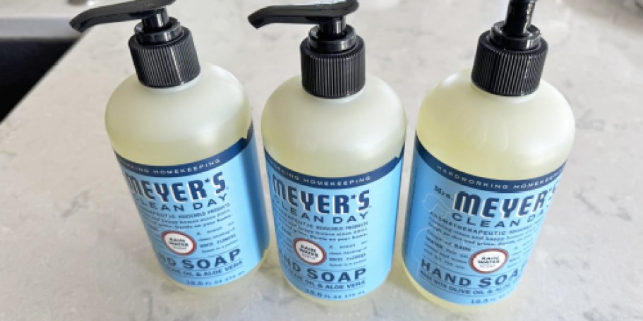 THREE Mrs. Meyer’s Hand Soaps Only $9 Shipped + Get Amazon Credit