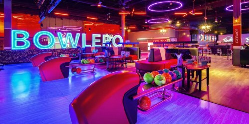 Up to 70% Off Bowlero Bowling w/ FREE Shoe Rentals