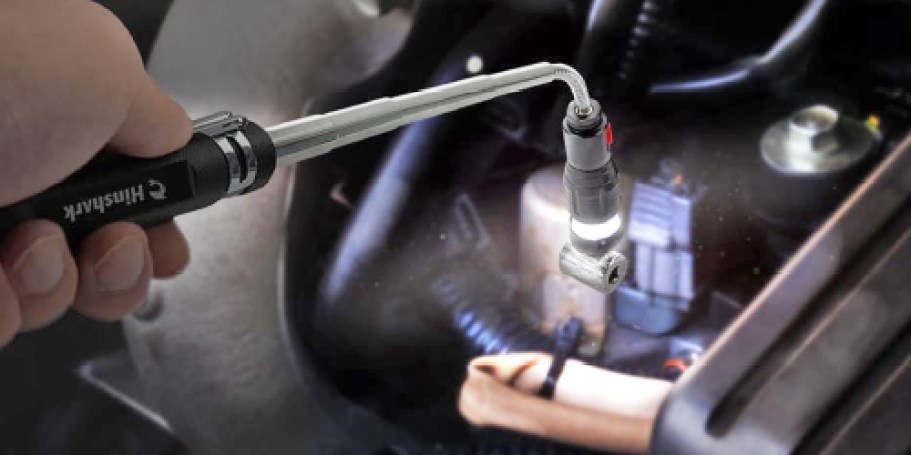 Telescoping LED Flashlight & Magnetic Pickup Tool Only $8.49 on Amazon (Reg. $20)