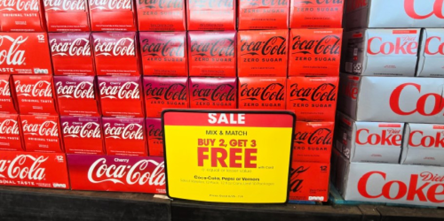Buy 2, Get 3 FREE Kroger Soda 12-Packs – Today Only!