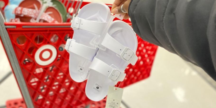 GO! Target Footbed Sandals Only $6 (Birkenstock Style for Less!)
