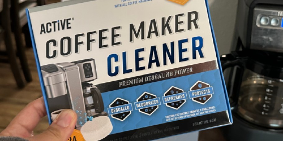 Active Coffee Maker Cleaner 1-Year Supply Just $11.56 Shipped on Amazon